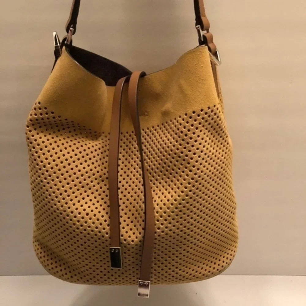 Michael kors collection suede Miranda tote bag